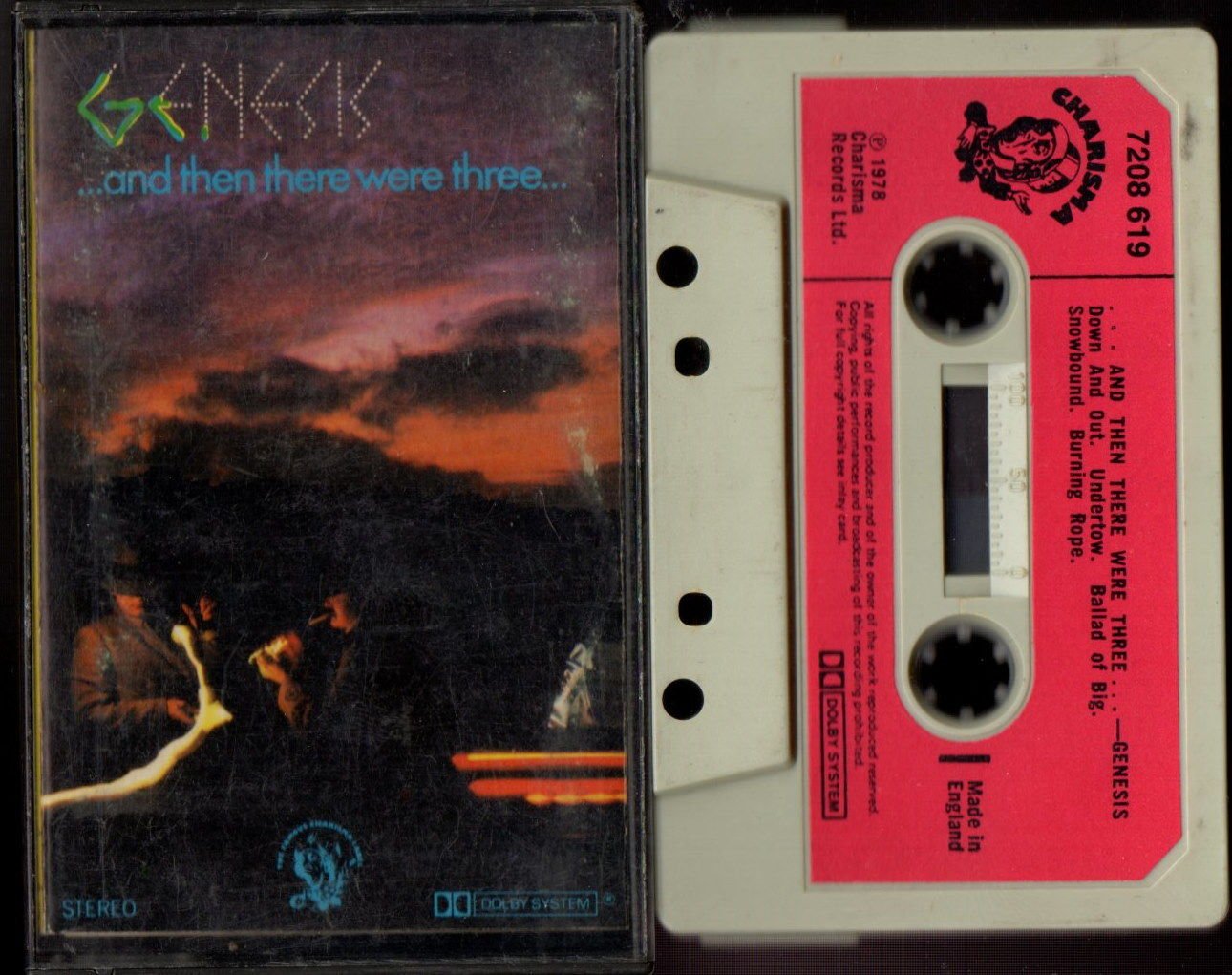 GENESIS - AND THEN THERE WERE THREE... (1978) - İNGİLTERE BASKI KASET 2.EL