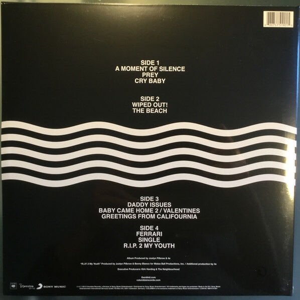 THE NEIGHBOURHOOD - WIPED OUT (2015) - 2LP 180GR SIFIR PLAK