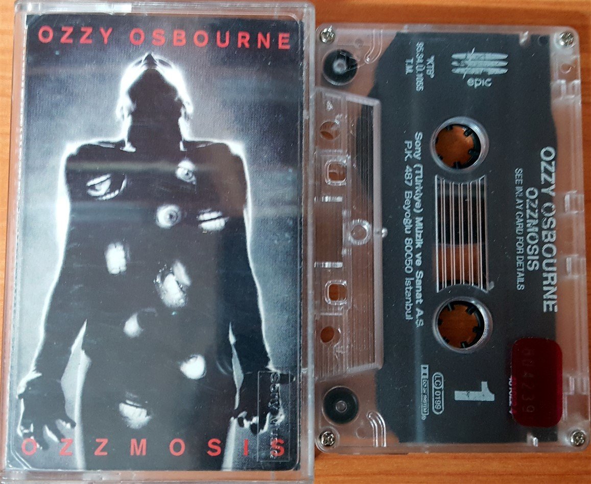 OZZY OSBOURNE - OZZMOSIS (1995) SONY CASSETTE MADE IN TURKEY ''USED''
