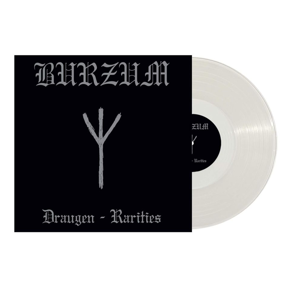 BURZUM - DRAUGEN / RARITIES (2005) - 2LP COMPILATION BLACK METAL 2019 CLEAR COLOURED EDITION SIFIR PLAK
