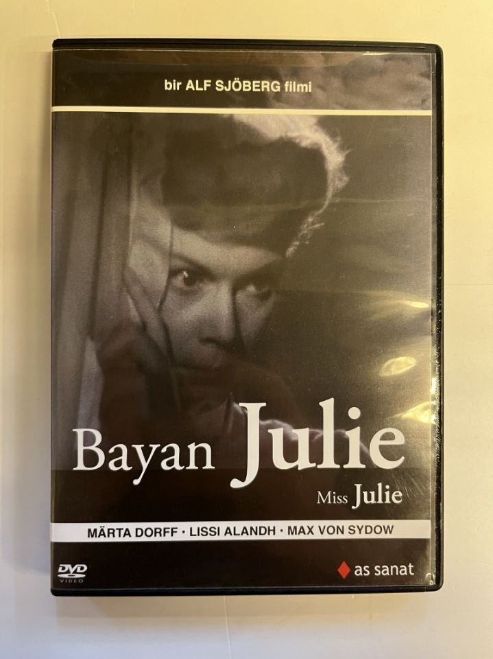 MISS JULIE - BAYAN JULIE - ALF SJÖBERG - DVD 2.EL