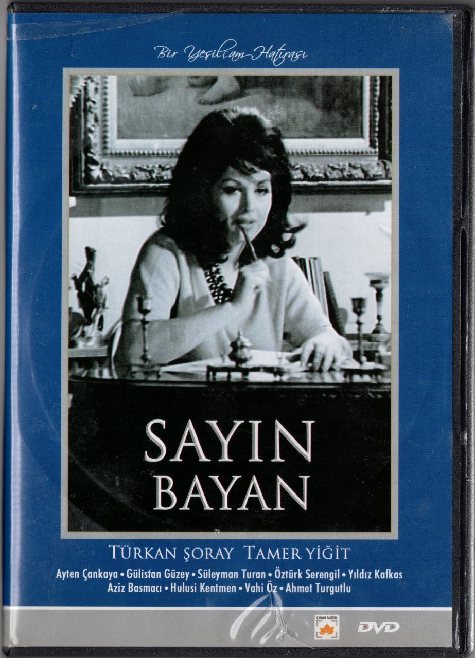 SAYIN BAYAN (1963) - TÜRKAN ŞORAY - TAMER YİĞİT - MEHMET DİNLER - DVD 2.EL