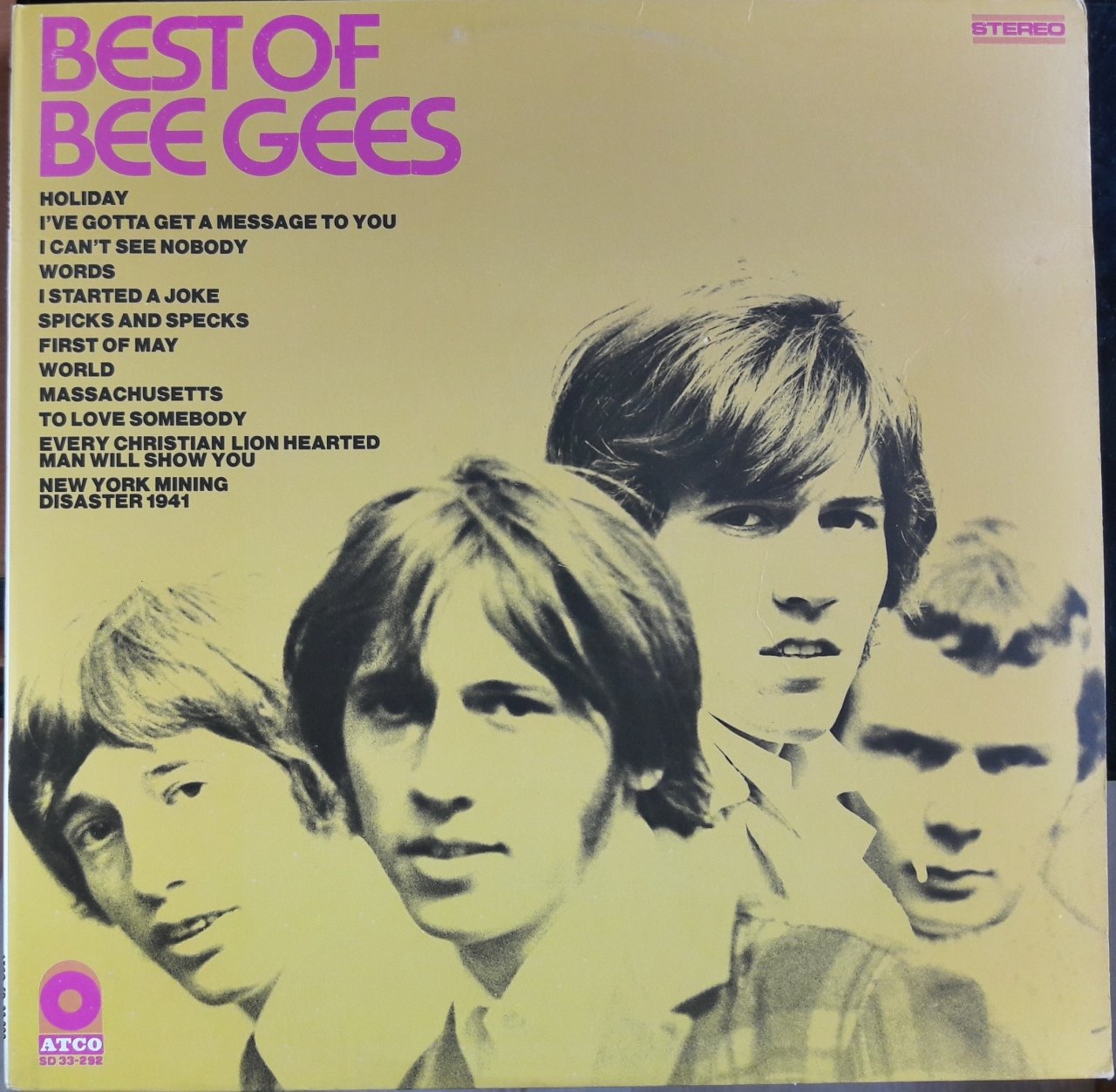 BEE GEES - BEST OF (1969) - 2.EL PLAK