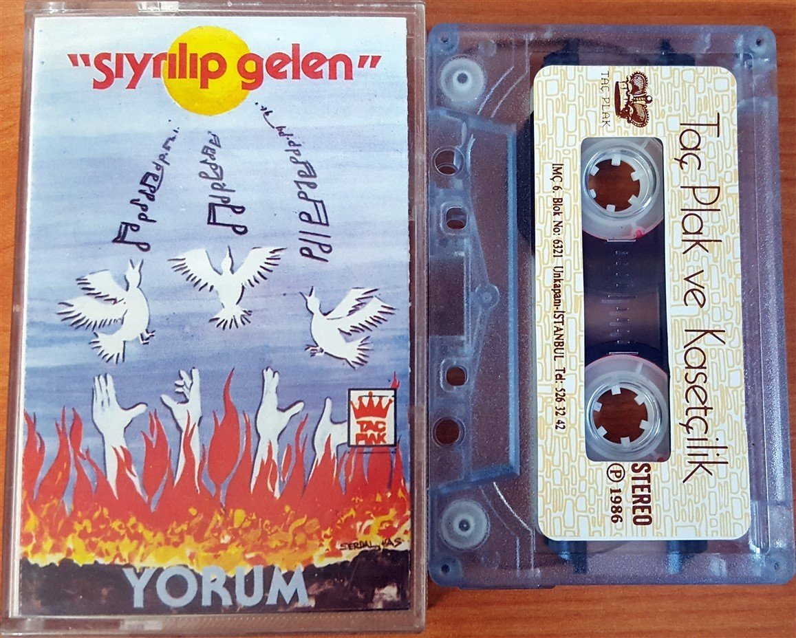 YORUM (GRUP YORUM) - SIYRILIP GELEN KASET 1986 TAÇ PLAK 2.EL