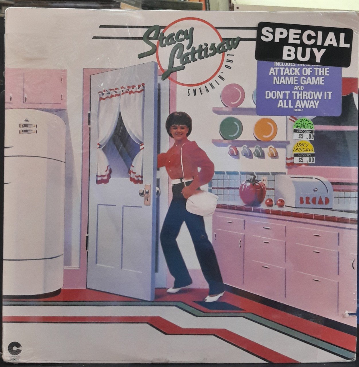 STACY LATTISAW - SNEAKIN' OUT (1982) - DÖNEM BASKISI PLAK SIFIR