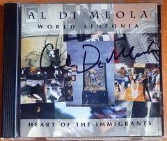 AL DI MEOLA - WORLD SINFONIA / HEART OF THE IMMIGRANTS (1993) - CD İMZALI 2.EL