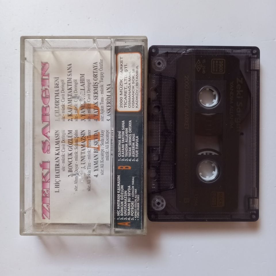 ZEKİ SARGIN - YANDIM ALLAHIM (2000) - KASET 2.EL