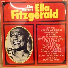 ELLA FITZGERALD - THE RAREST 1936-1939 DÖNEM BASKISI SIFIR PLAK