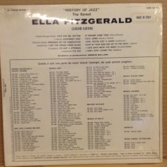 ELLA FITZGERALD - THE RAREST 1936-1939 DÖNEM BASKISI SIFIR PLAK