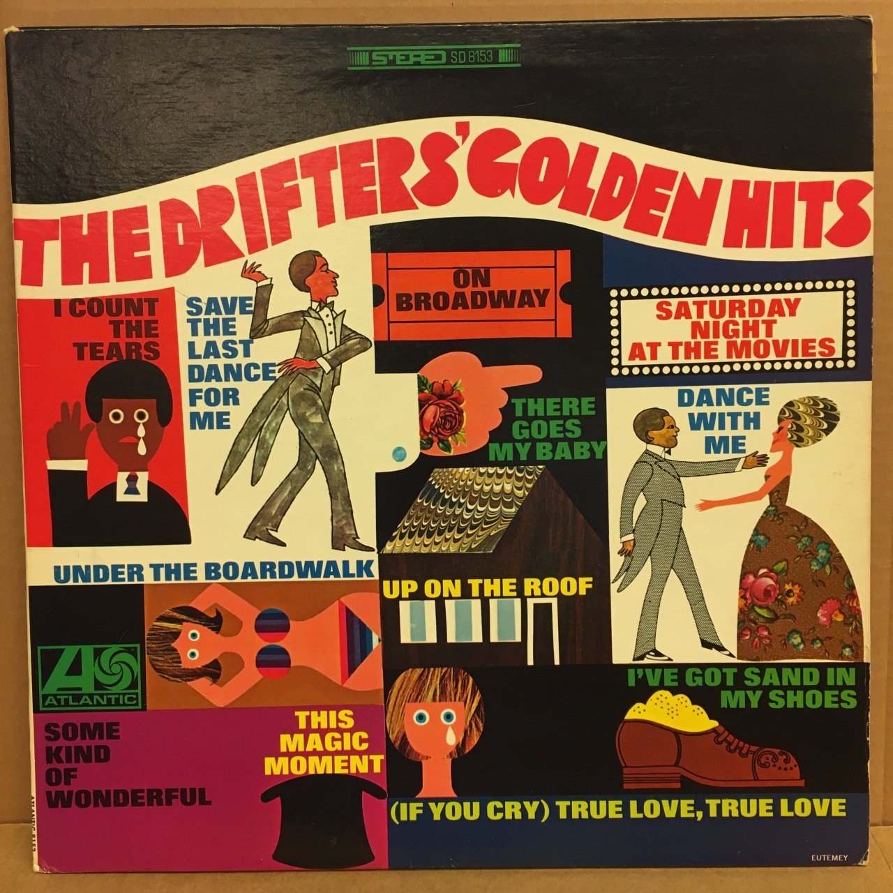 DRIFTERS - GOLDEN HITS 1968 2.EL PLAK