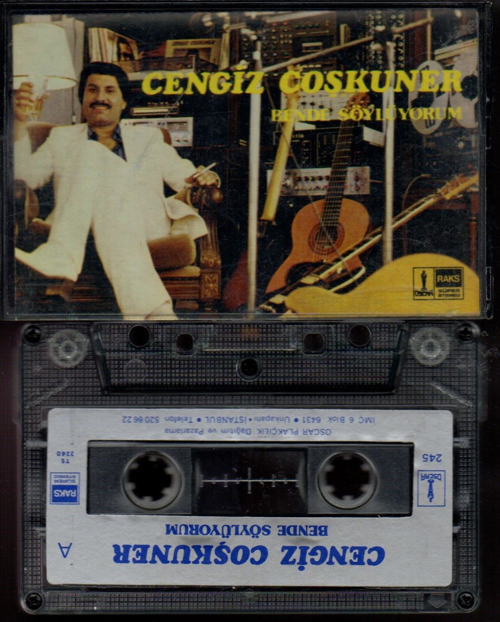 CENGİZ COŞKUNER - BENDE SÖYLÜYORUM (1984) - KASET 2.EL