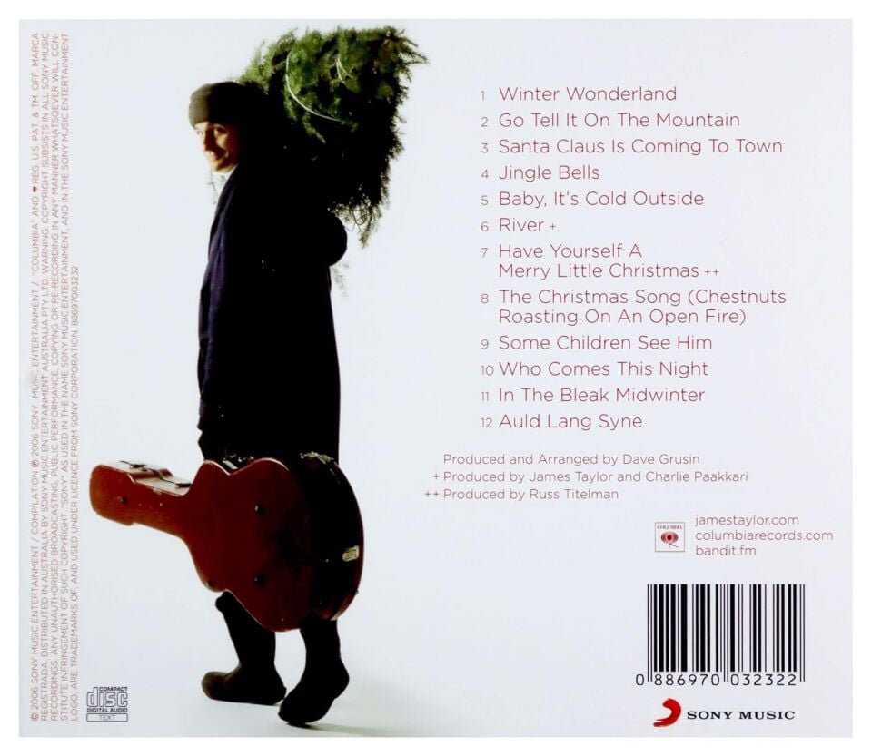JAMES TAYLOR - AT CHRISTMAS (2004) - CD 2006 EDITION MADE IN USA 2.EL