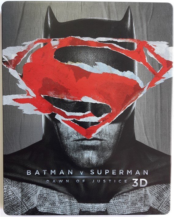 BATMAN v SUPERMAN DAWN OF JUSTICE - STEELBOOK - BEN AFFLECK - HENRY CAVILL - 3D+BLU-RAY 2.EL