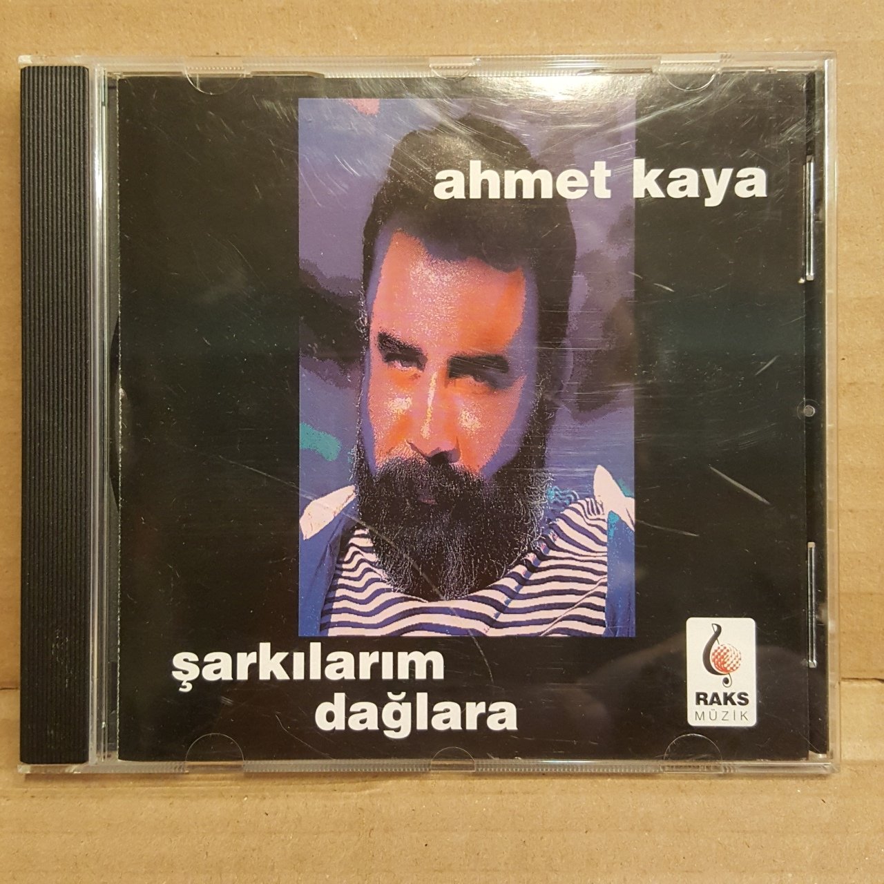 AHMET KAYA - ŞARKILARIM DAĞLARA (1994) - CD RAKS BASIM ESKİ METALİK BANDROL 2.EL
