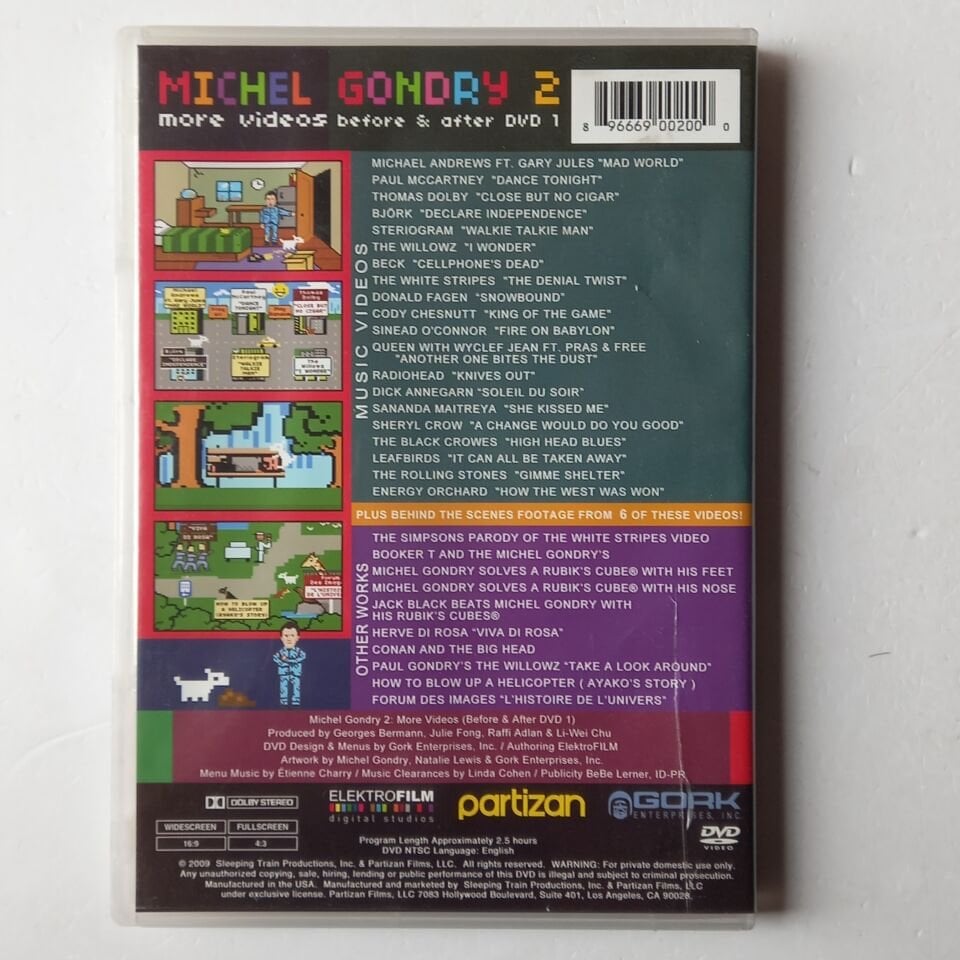 MICHEL GONDRY 2 - MORE VIDEOS BEFORE & AFTER DVD 1  - DVD 2.EL