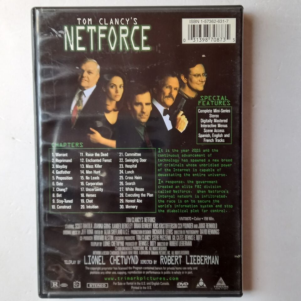 TOM CLANCY'S NETFORCE - SCOTT BAKULA, JOANNA GOING - DVD 1.BÖLGE 2.EL