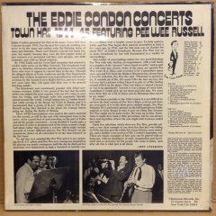 EDDIE CONDON FEATURING PEE WEE RUSSELL /  THE EDDIE CONDON CONCERTS TOWN HALL 1944-45 - SIFIR PLAK