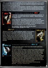 MISSION IMPOSSIBLE - GÖREVİMİZ TEHLİKE - EXTREME TRILOGY - TOM CRUISE - KUTU 3DVD 2.EL