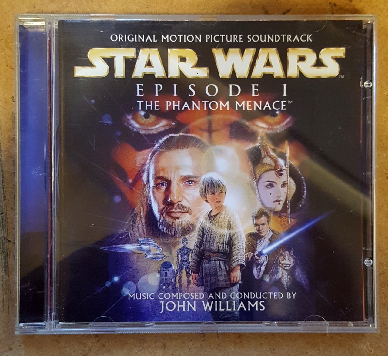 STAR WARS EPISODE 1 PHANTOM MENACE (1999) SOUNDTRACK CD JOHN WILLIAMS 2.EL