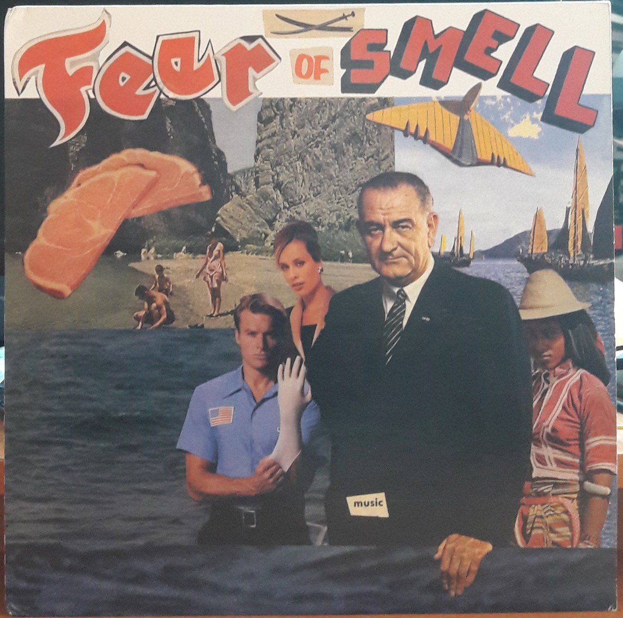 FEAR OF SMELL - VARIOUS ARTISTS (1992) - PLAK 2.EL 1998 BASKI
