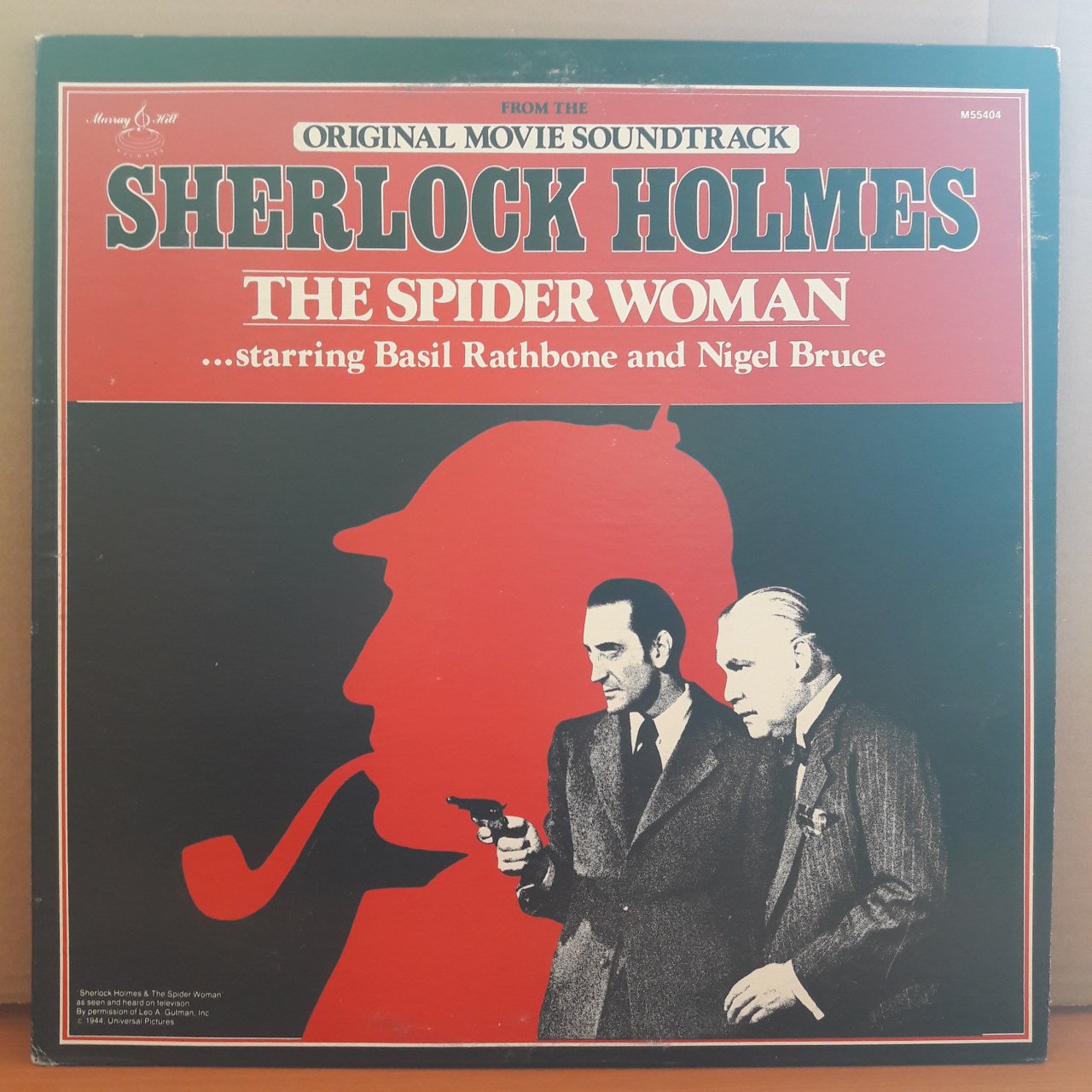 SHERLOCK HOLMES THE SPIDER WOMAN (1980) - SOUNDTRACK - LP 2.EL PLAK