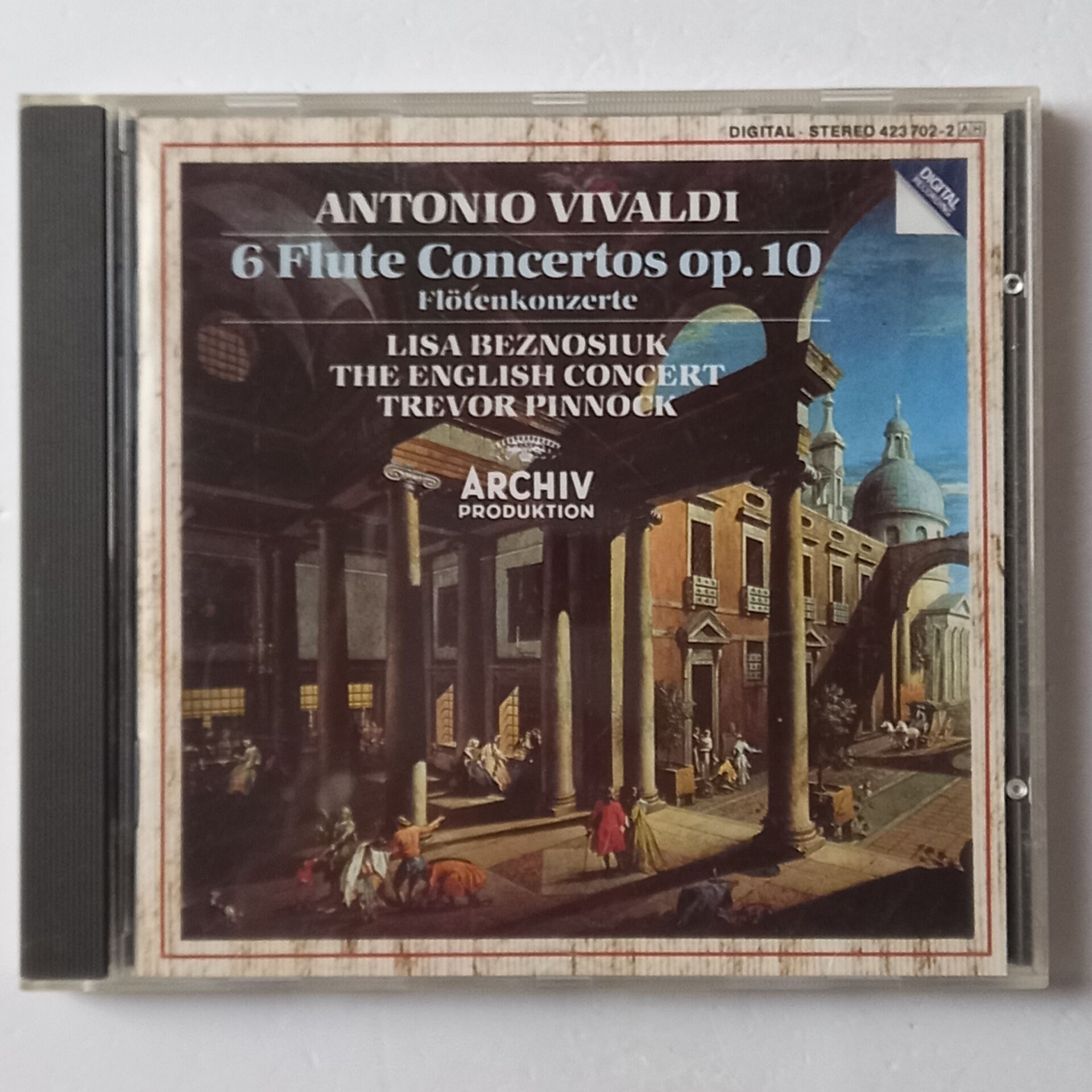VIVALDI: 6 FLUTE CONCERTOS OP. 10  ‎– LISA BEZNOSIUK, THE ENGLISH CONCERT, TREVOR PINNOCK (1988) - CD 2.EL
