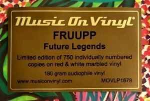 FRUUPP – FUTURE LEGENDS (1973) - LP 2025 NUMBERED LIMITED EDITION REISSUE GATEFOLD 180GR RED & WHITE MARBLED VINYL SIFIR PLAK