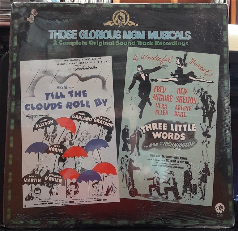 TILL THE CLOUDS ROLL BY / THREE LITTLE WORDS (1973) - MGM MUSICALS - DÖNEM BASKISI 2PLAK SIFIR