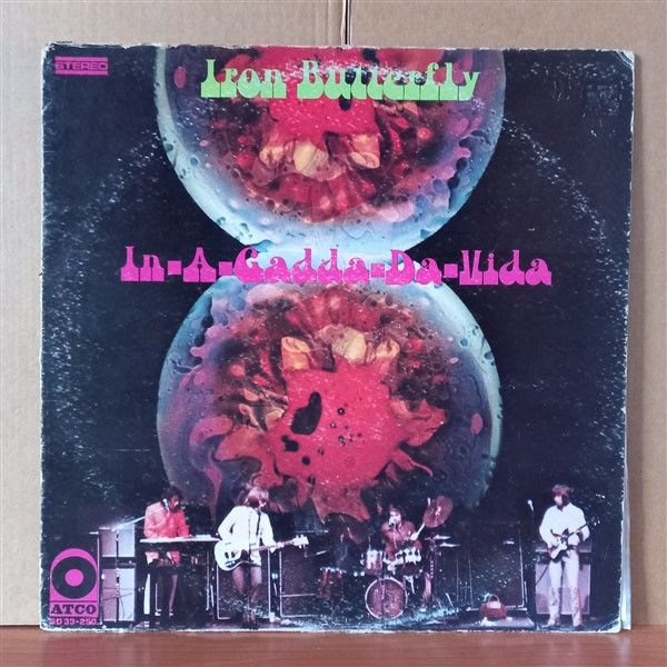 IRON BUTTERFLY – IN-A-GADDA-DA-VIDA (1968) - LP 2.EL PLAK