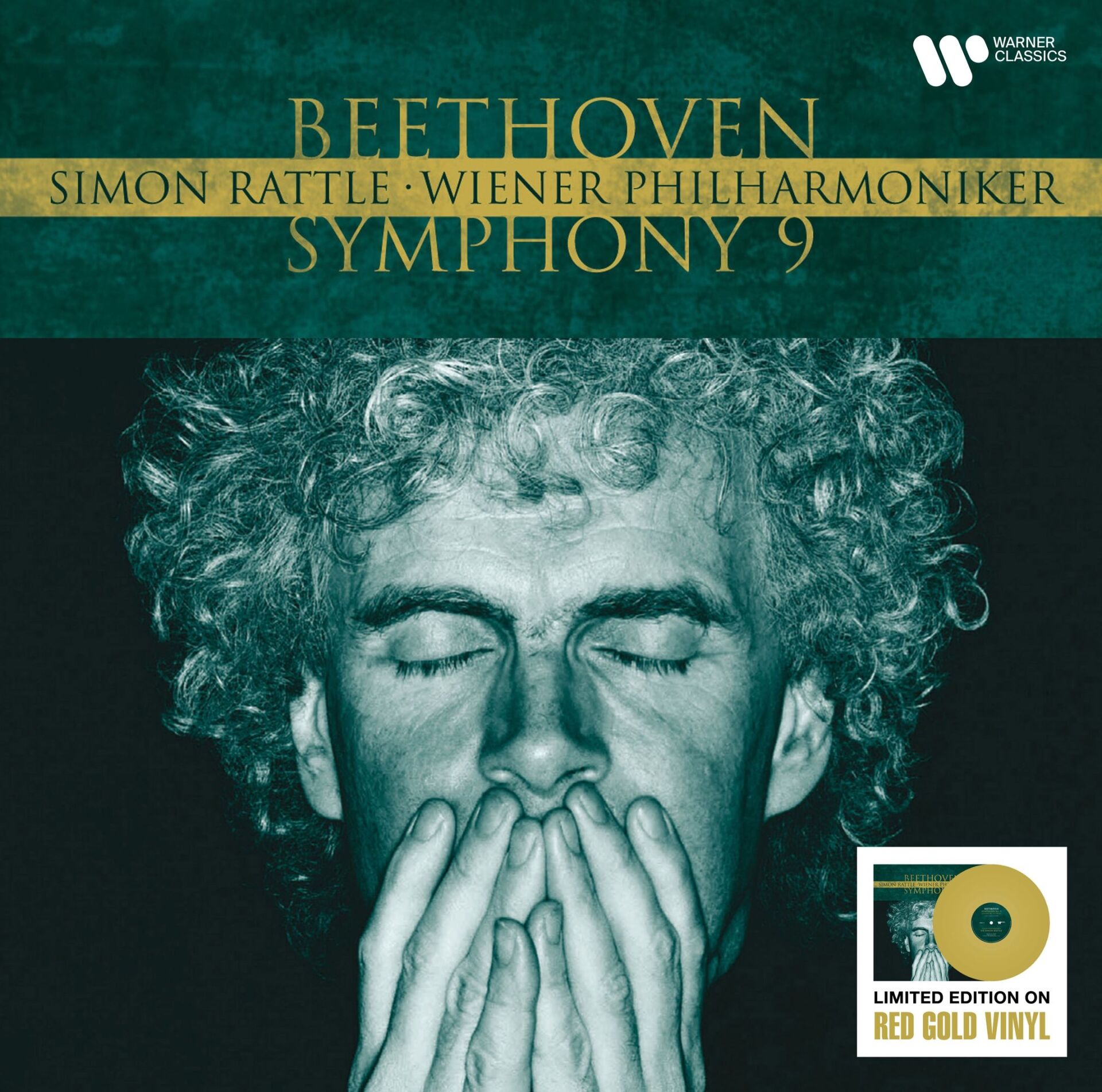 BEETHOVEN - SYMPHONY NO 9 / SIMON RATTLE , WIENER PHILHARMONIKER (2003) - 2LP 2024 COLOURED EDITION SIFIR PLAK