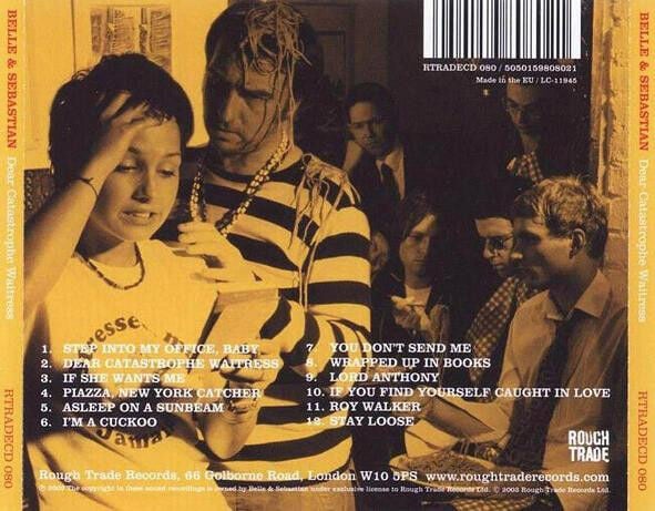 BELLE & SEBASTIEN - DEAR CATASTROPHE WAITRESS (2003) - CD / JEWEL CASE AMBALAJINDA SIFIR
