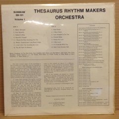 THESAURUS RHYTHM MAKERS ORCHESTRA FEAT. BENNY GOODMAN 1935, 1971 DÖNEM BASKISI SIFIR PLAKERTS TOWN HALL 1944-45 - SIFIR PLAK