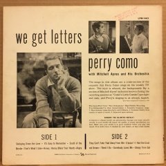 PERRY COMO - WE GET LETTERS 2.EL PLAK