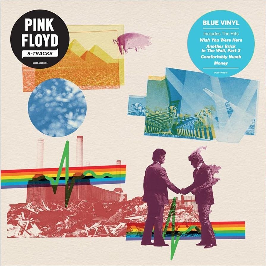PINK FLOYD - 8 TRACKS (2026) - LP COMPILATION 180GR BLUE COLOURED EDITION SIFIR PLAK