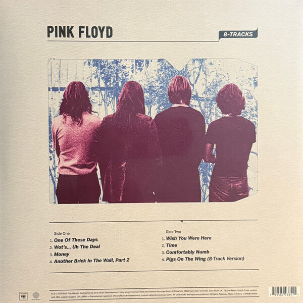 PINK FLOYD - 8 TRACKS (2026) - LP COMPILATION 180GR BLUE COLOURED EDITION SIFIR PLAK