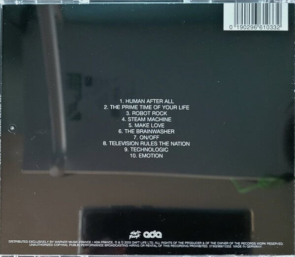DAFT PUNK - HUMAN AFTER ALL (2005) - CD AMBALAJINDA SIFIR