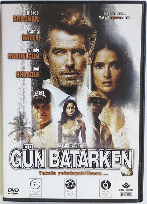 GÜN BATARKEN - AFTER THE SUNSET - PIERCE BROSNAN - SALMA HAYEK - WOODY HARRELSON - DVD 2.EL