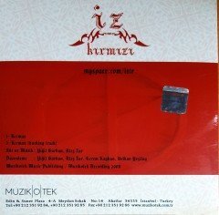 İZ - KIRMIZI / TOYOTA VARIS FEST. BİRİNCİSİ / MUZIKOTEK SINGLE CD 2.EL
