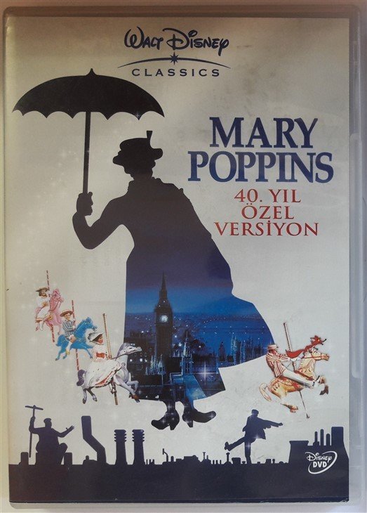 MARY POPPINS - 40.YIL ÖZEL VERSİYON - WALT DISNEY - DVD 2.EL