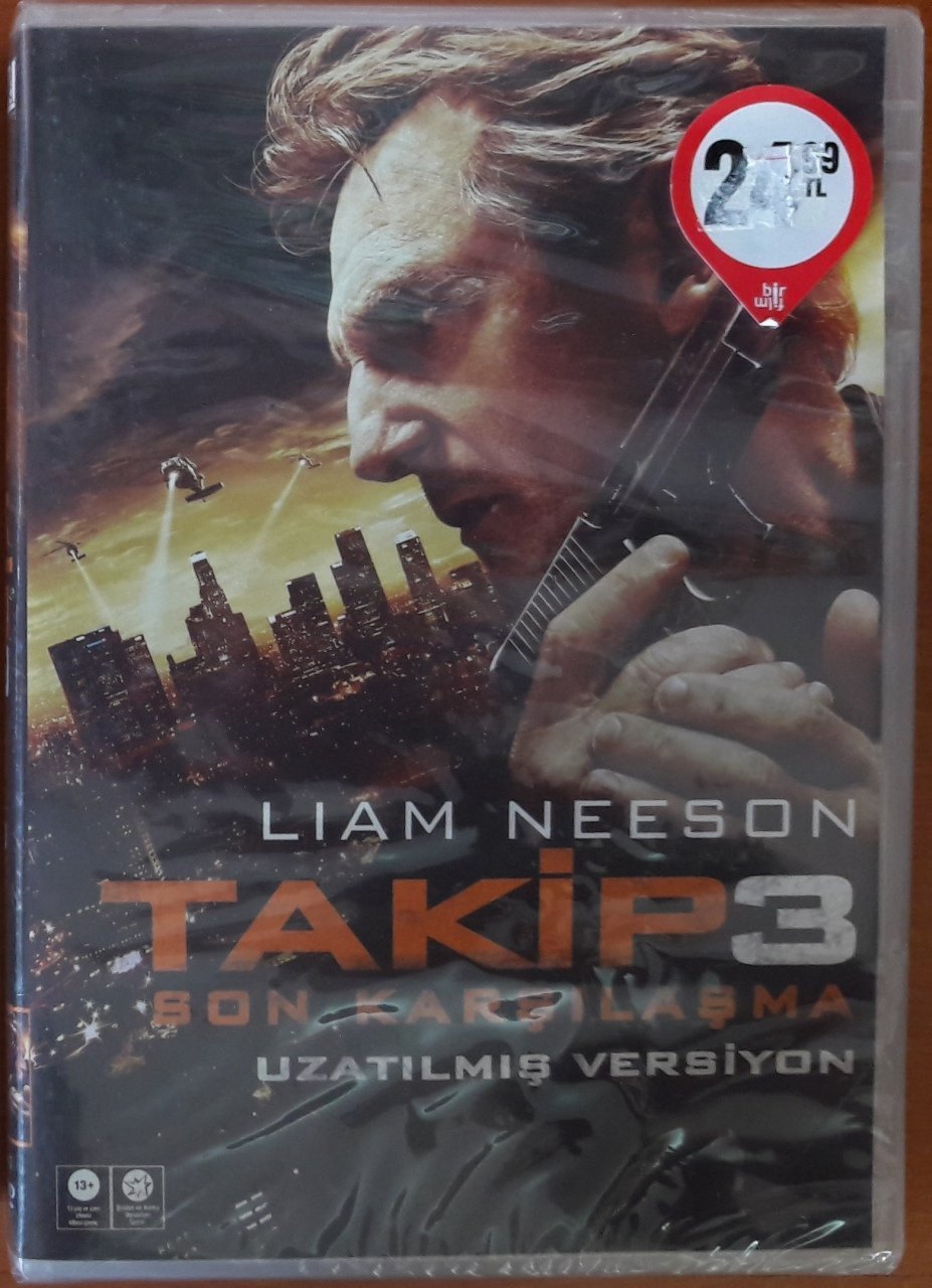 TAKİP 3 SON KARŞILAŞMA - TAKEN 3 - LIAM NEESON - DVD SIFIR