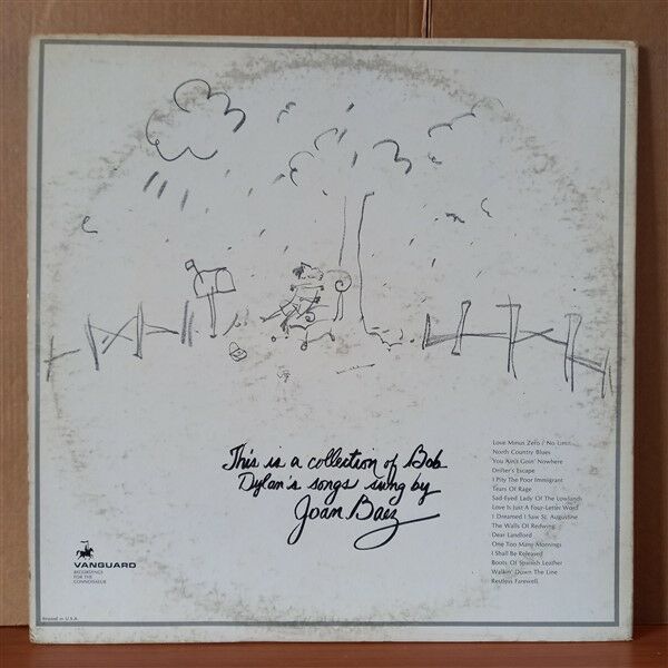 JOAN BAEZ – ANY DAY NOW (1968) - 2LP 2.EL PLAK