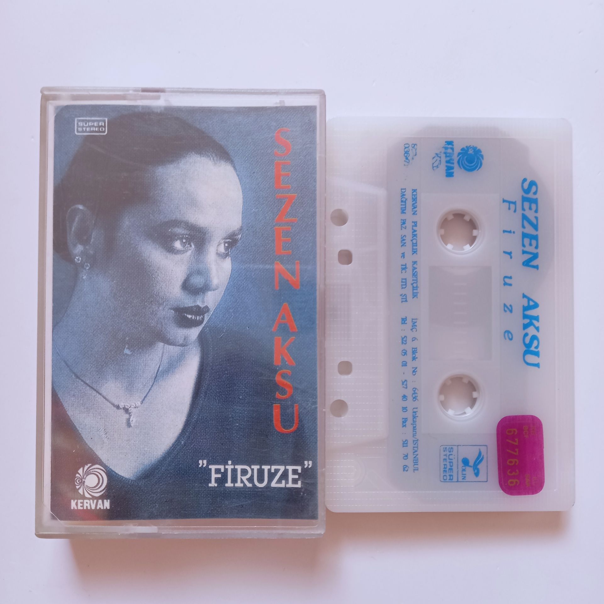 SEZEN AKSU - FİRUZE (1987) - KASET 2.EL