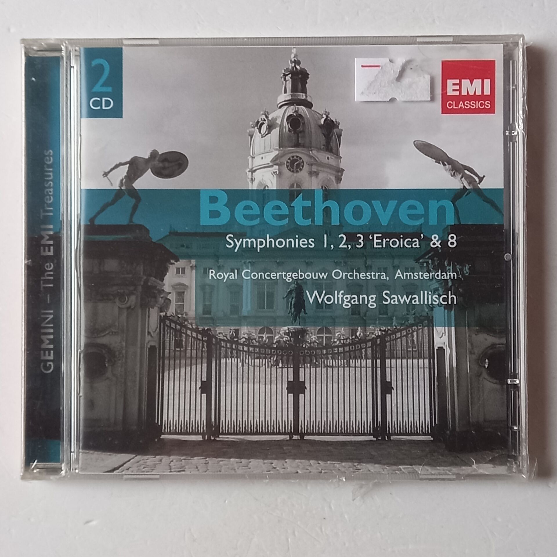 BEETHOVEN: SYMPHONIES 1, 2, 3 & 8 - ROYAL CONCERTGEBOUW ORCHESTRA / WOLFGANG SAWALLISCH (1985) - CD AMBALAJINDA SIFIR