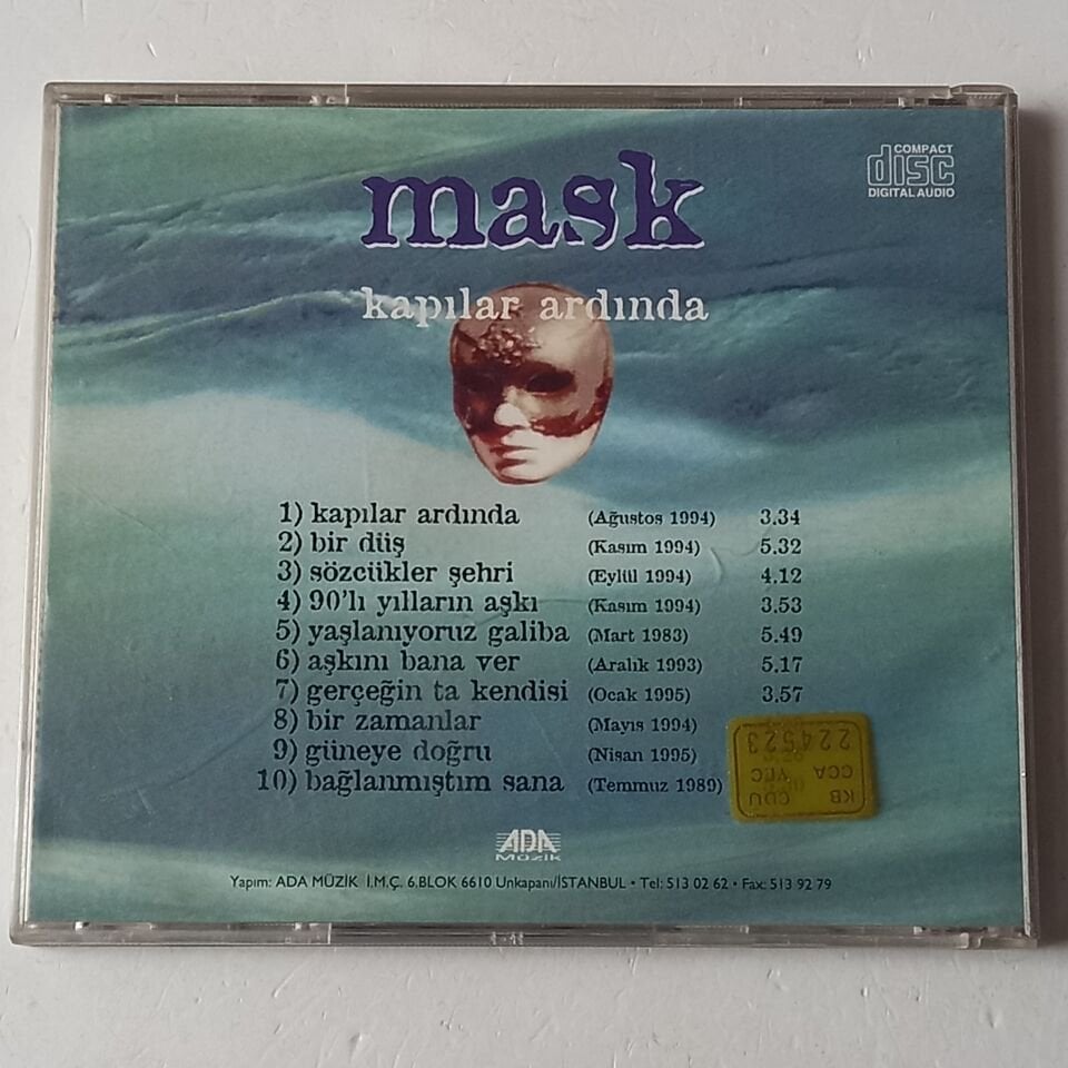MASK – KAPILAR ARDINDA (1995) - CD 2.EL