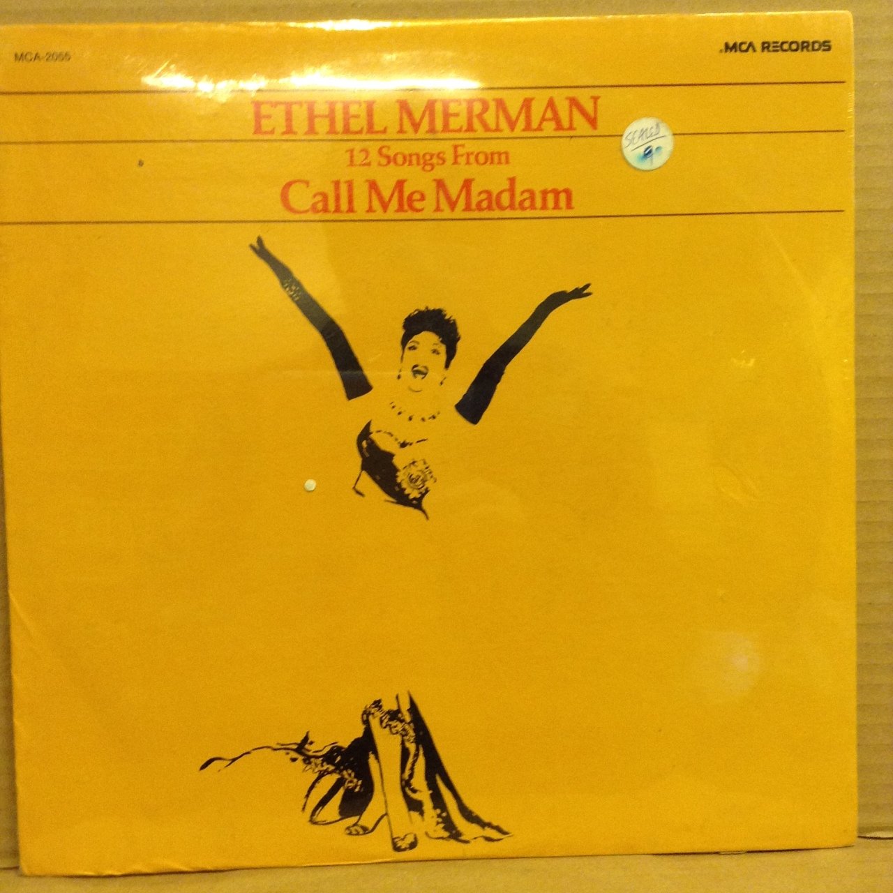 ETHEL MERMAN - 12 SONGS FROM CALL ME MADAM DÖNEM BASKISI SIFIR PLAK