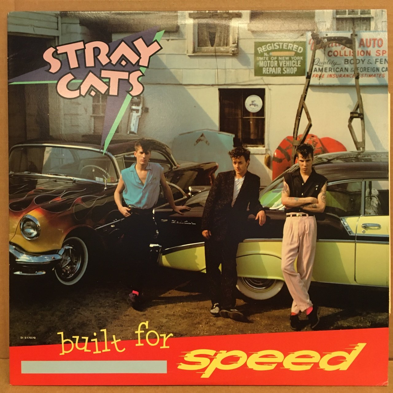 STRAY CATS - BUILT FOR SPEED (1982) - PLAK 2.EL