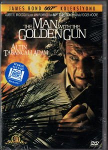 THE MAN WITH THE GOLDEN GUN - 007 JAMES BOND - ROGER MOORE- DVD AMBALAJINDA SIFIR