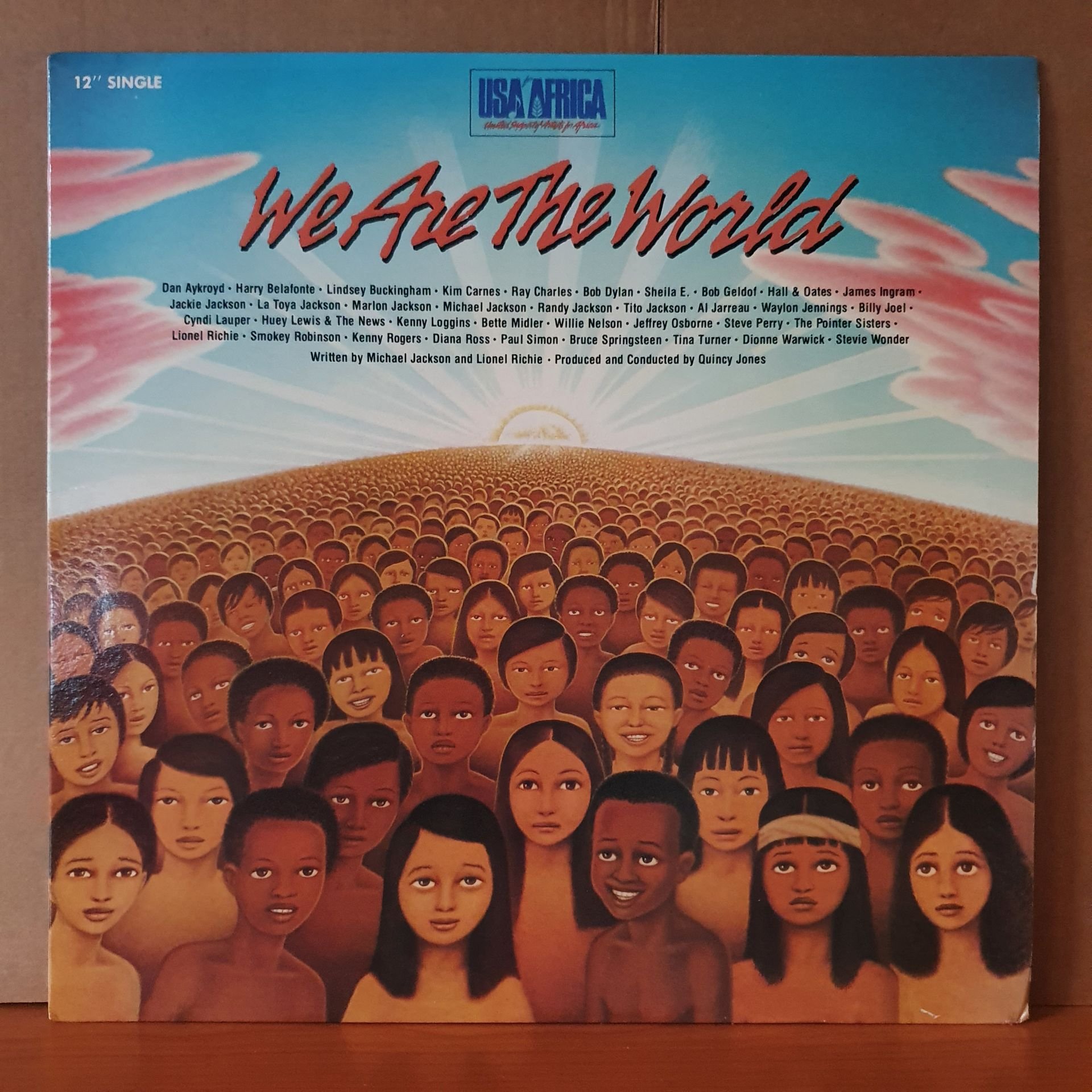 USA FOR AFRICA - WE ARE THE WORLD (1985) - 12'' 33RPM MAXI SINGLE 2.EL PLAK