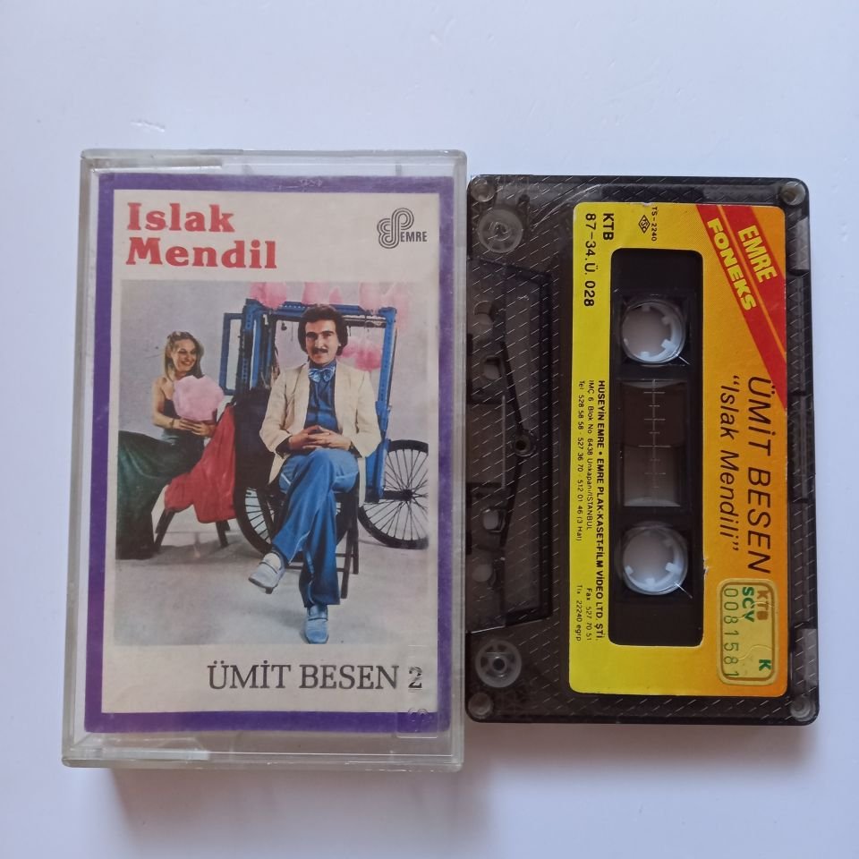 ÜMİT BESEN - ISLAK MENDİL / ÜMİT BESEN 2 (1987) - KASET 2.EL