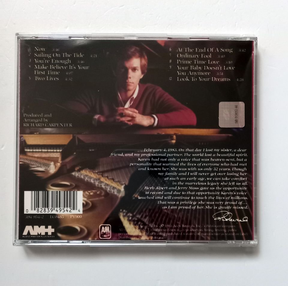 CARPENTERS – VOICE OF THE HEART (2009) - CD REMASTERED REISSUE 2.EL